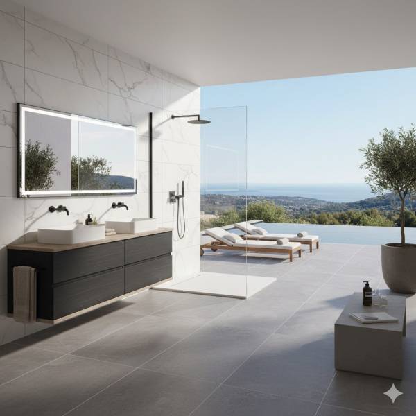 Pose Professionnelle de Carrelage 120x240 à Bandol : Expertise Grand Format Près de Sanary.